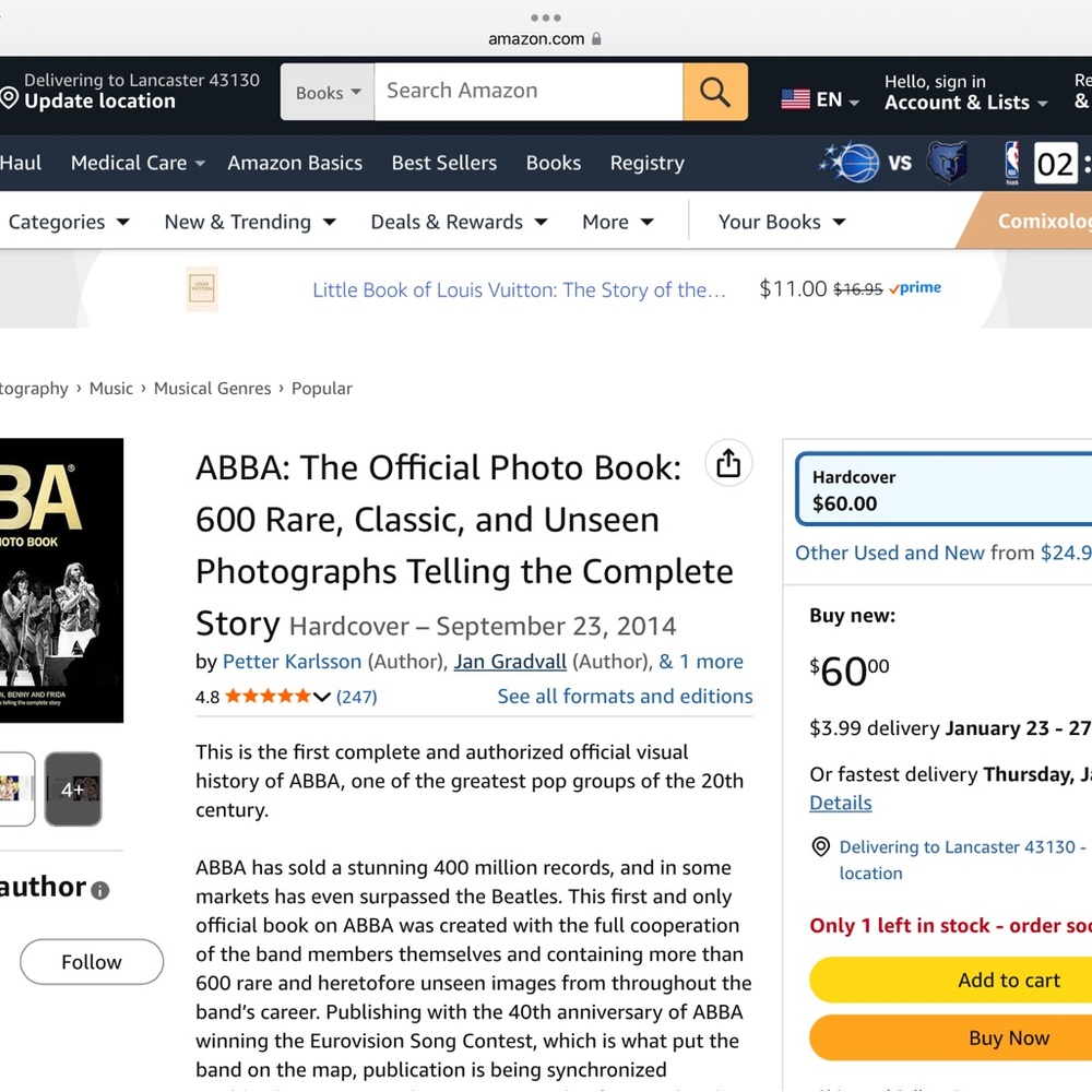 ABBA The Official Photo Book NEW